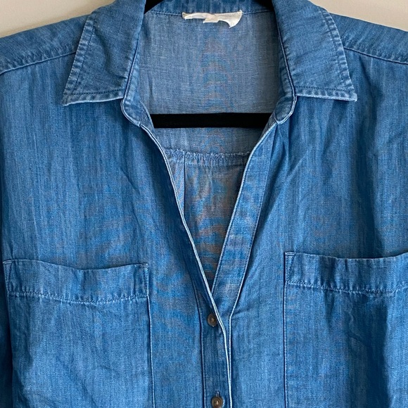 Lou & Grey Soft Denim Button Up Top - Picture 5 of 8